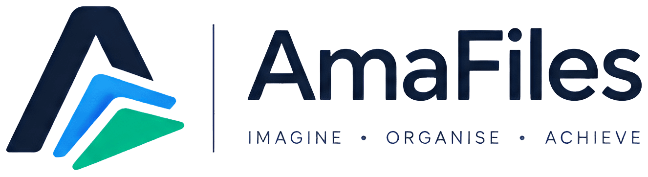 AmaFiles — Imagine · Organise · Achieve